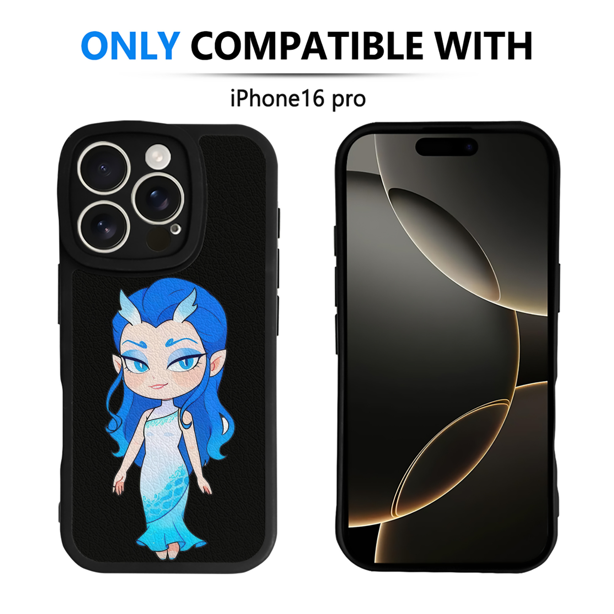 （画像用） Ne Zha 2 ナタ 魔童の大暴れ 【iPhone 16シリーズ対応】シリコンスマホケース（レザー調） 材質：シリコン